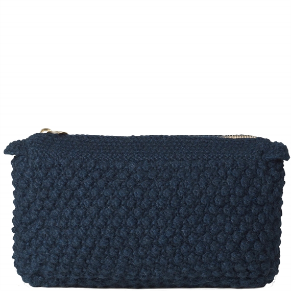 Aiayu Helen Classic Clutch, Navy