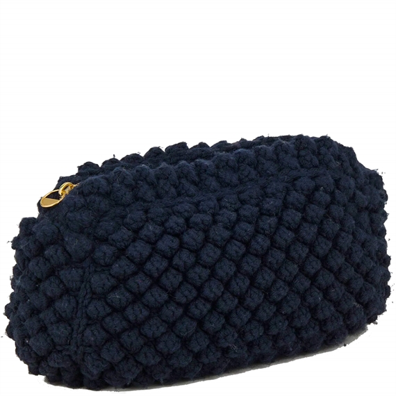 Aiayu Linn Clutch, Black Blue