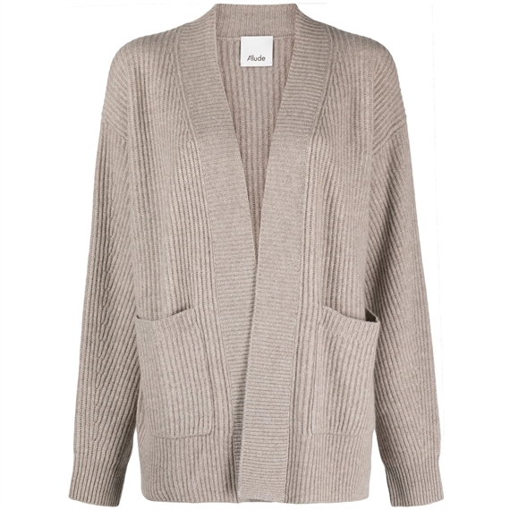 Allude Cashmere Cardigan, Lysebrun 