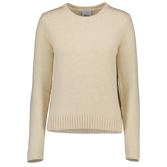 Allude Crewneck Cashmere Strik, Creme  