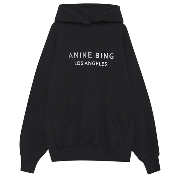 Anine Bing Alto Hoodie, Black