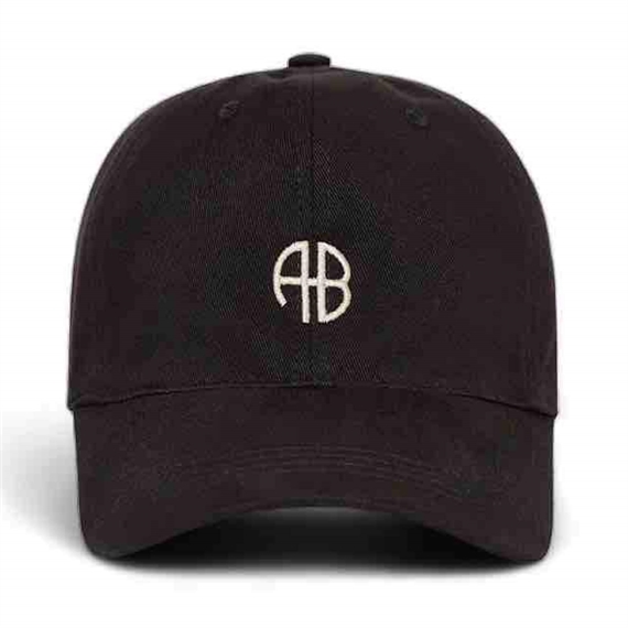 Anine Bing Jeremy Baseball Cap, Vintage Black