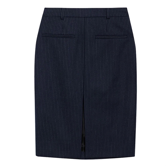 Anine Bing Kora Nederdel, Navy Pinstripe 