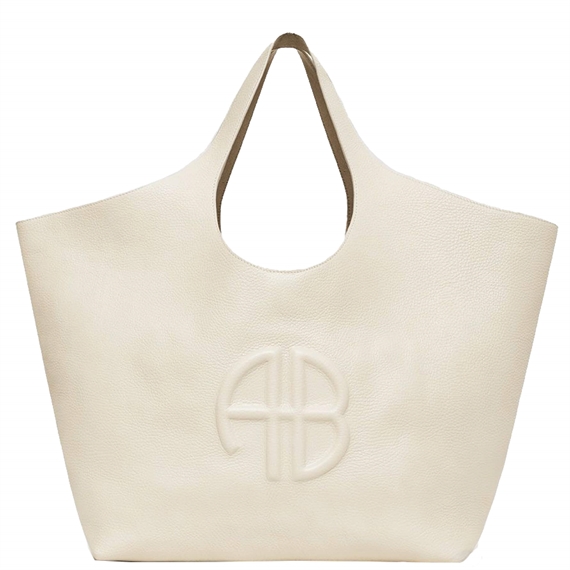 Anine Bing Lili Tote, Beige 