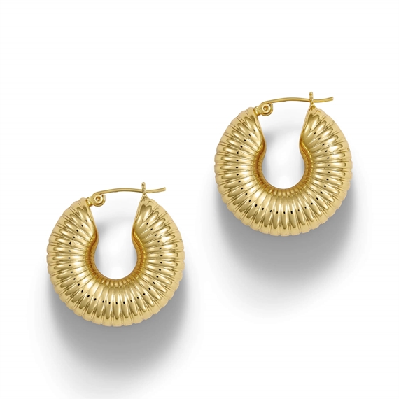 Anni Lu Ripple Hoops, Guld 