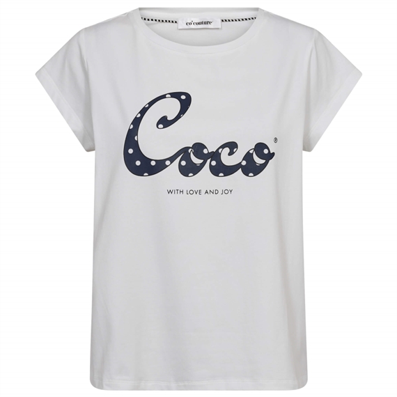 Co\'couture DotCC Coco T-shirt, Hvid 