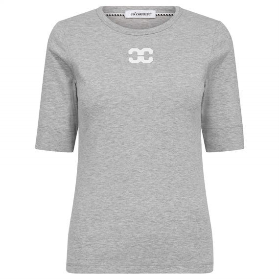 Co\'couture GrannyCC Logo T-shirt, Grey Melange 