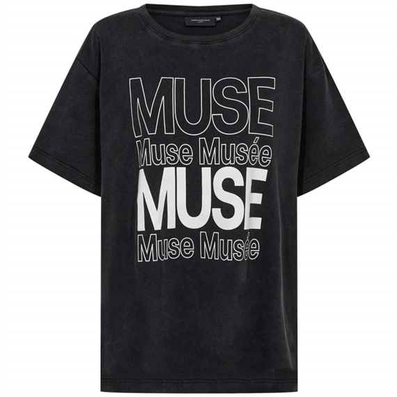 Copenhagen Muse CMMUSE Logo Print T-shirt, Sort