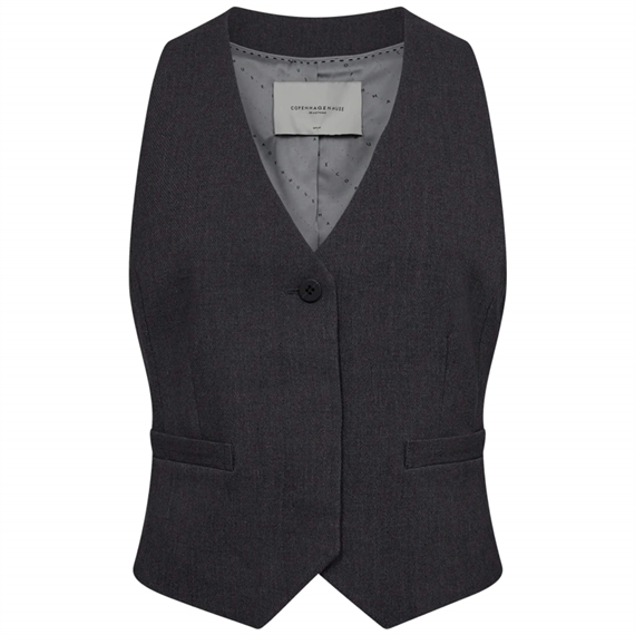 Copenhagen Muse CMTAILOR Vest, Med. Grey Melange