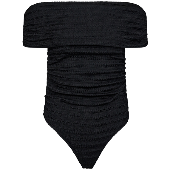 Haute L\'Amitie Brade Drape Body, Sort