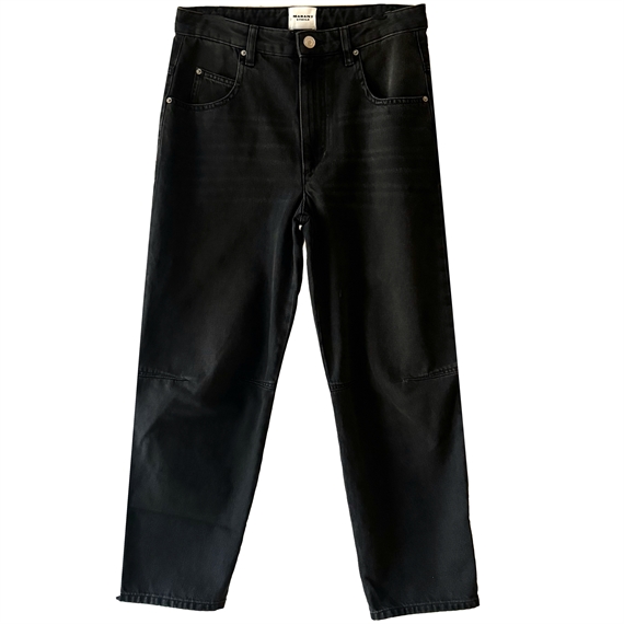 Isabel Marant Étoile Janet Jeans, Faded Black 