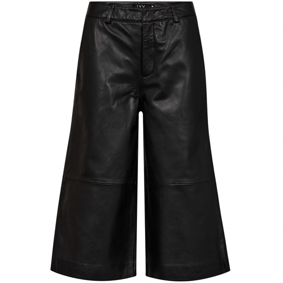 Ivy Copenhagen Augusta French Leather Culotte, Sort