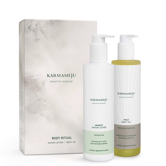 Karmameju Gaveæske Body Ritual: Infinity Serum Lotion & Body Oil 