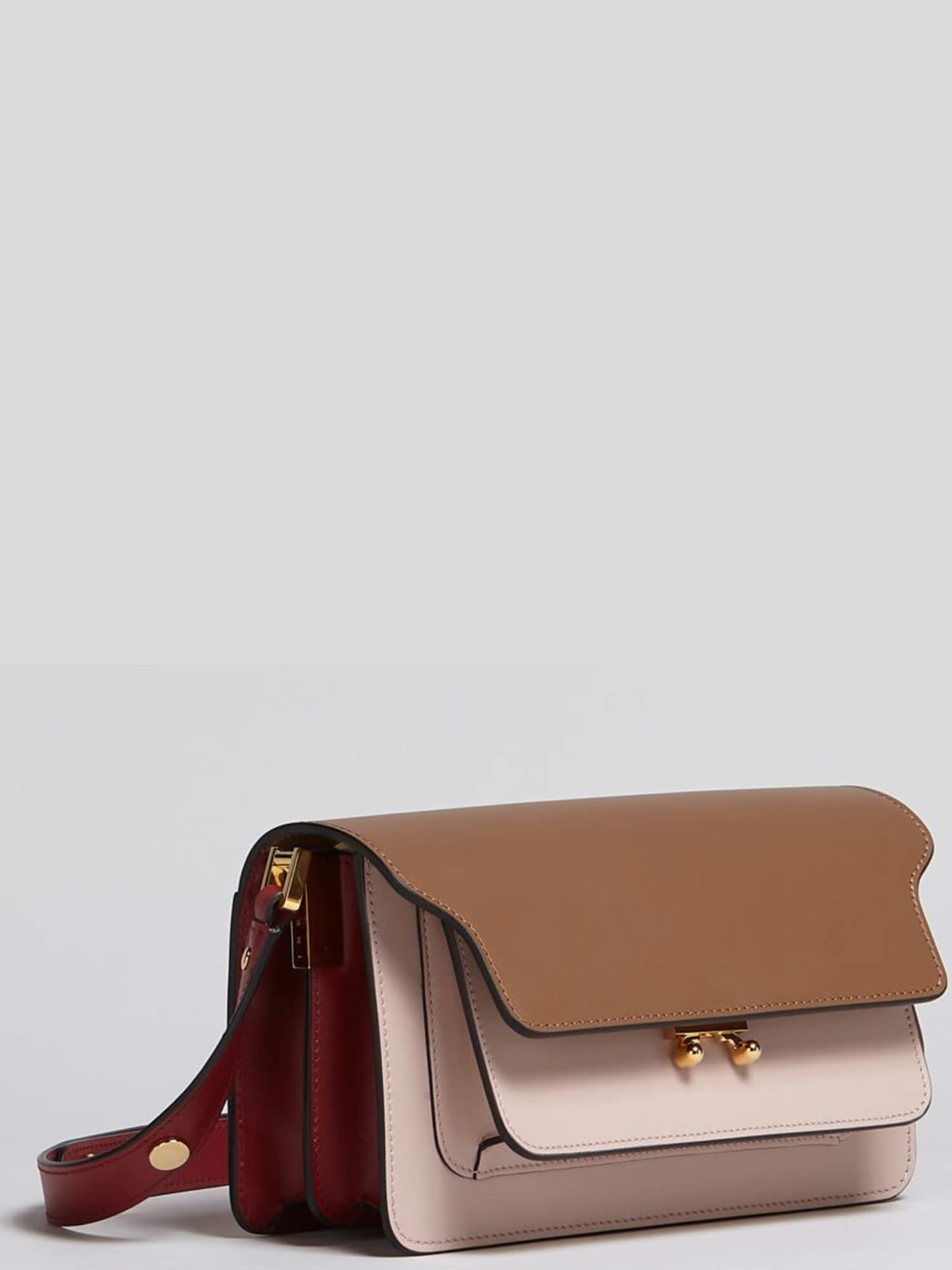 Trunk Bag EW fra MARNI I Gold Brown/Quartz → køb her