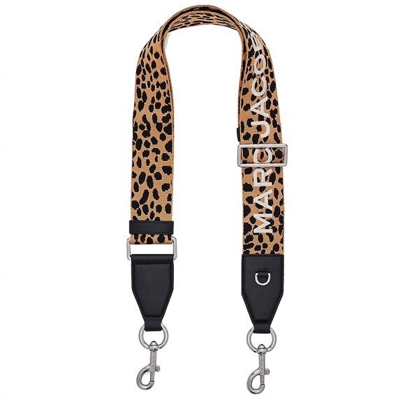 Marc Jacobs The Cheetah Embroidered Logo Strap, Black Multi