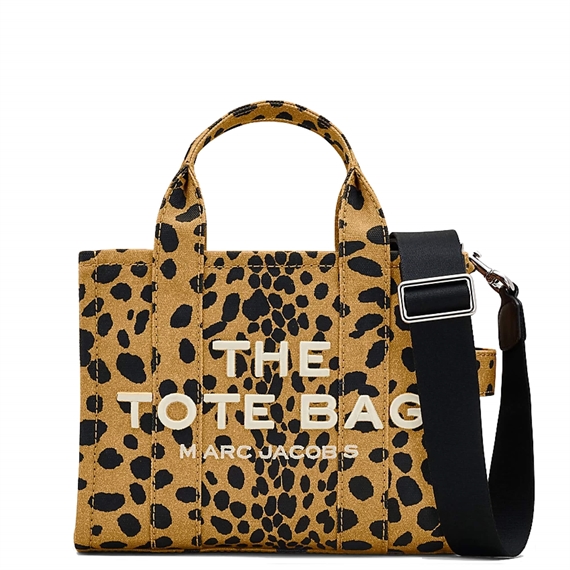 Marc Jacobs The Small Cheetah Canvas Tote Bag, Black Multi 