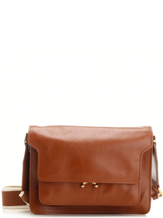 Marni Medium Soft Trunk Bag, Brown