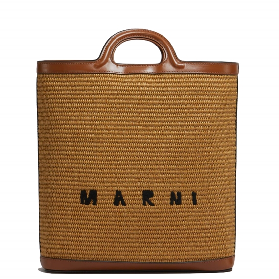 Marni Tropicalia Crossbody, Raw Sienna