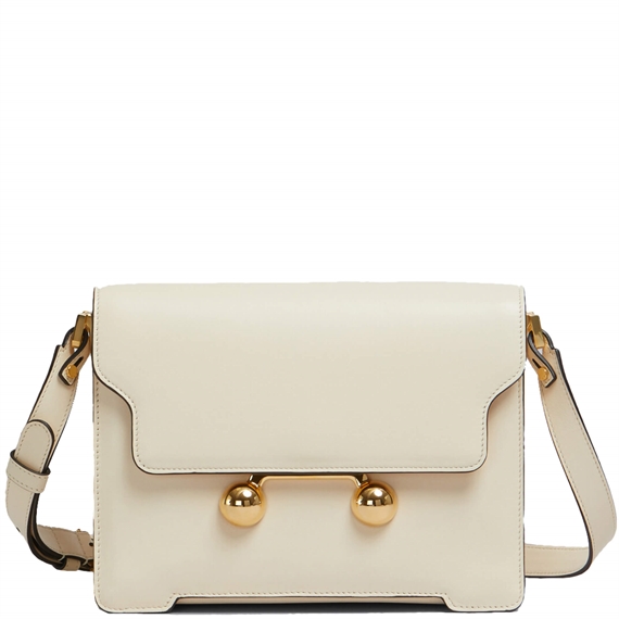 Marni Trunkaroo Medium Shoulder Bag, Shell