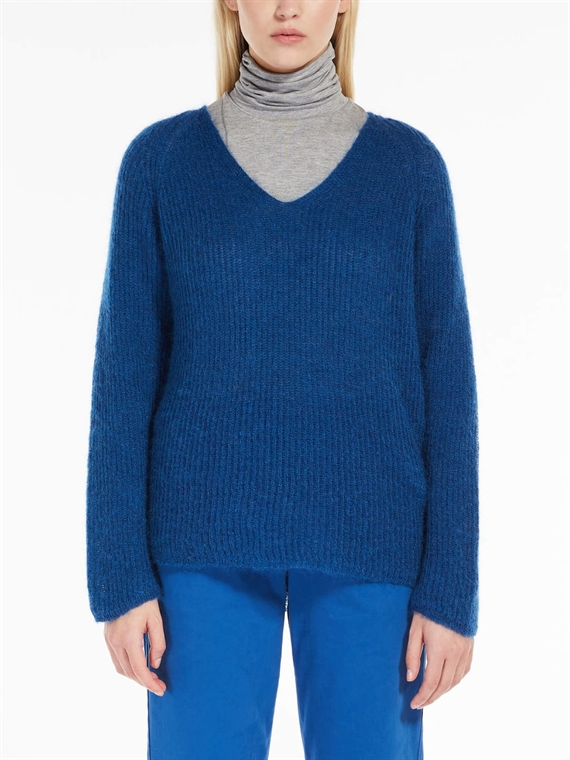 Max Mara Leisure Waser Strik, Cornflower Blue 