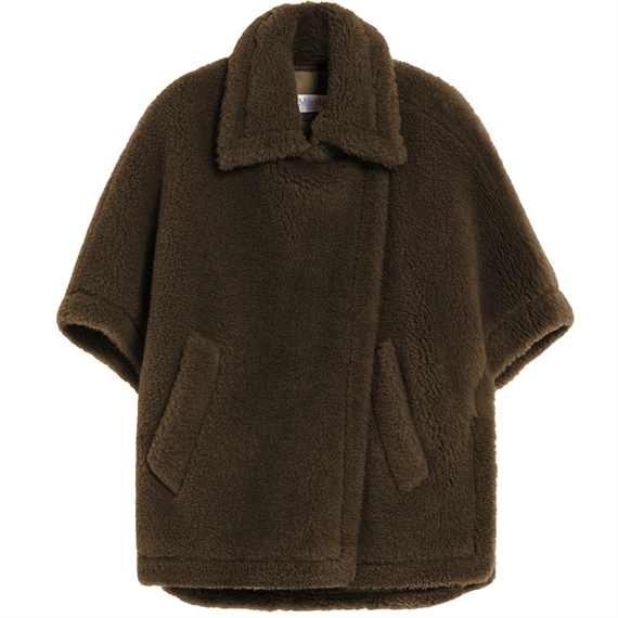 Max Mara TEBE1 Teddy Cape, Khaki