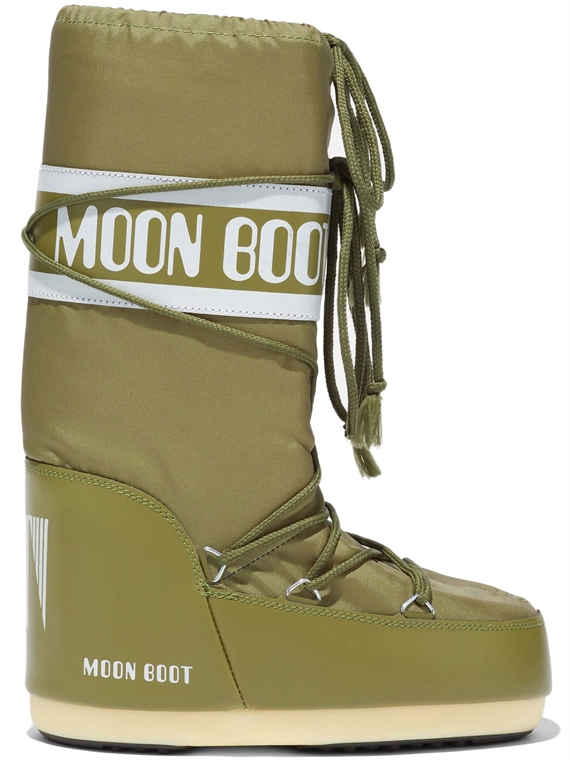 Moon Boot Icon Khaki Nylon Boots