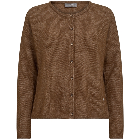 Mos Mosh Almine Knit Cardigan, Pine Bark