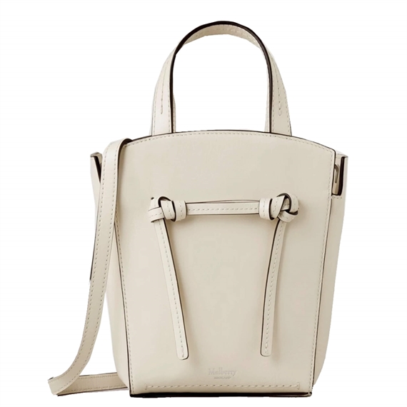 Mulberry Clovelly Mini Tote Eggshell Micro Classic Grain 