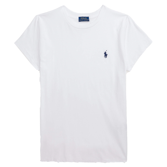 Polo Ralph Lauren Cotton Jersey Crewneck T-Shirt, Hvid  