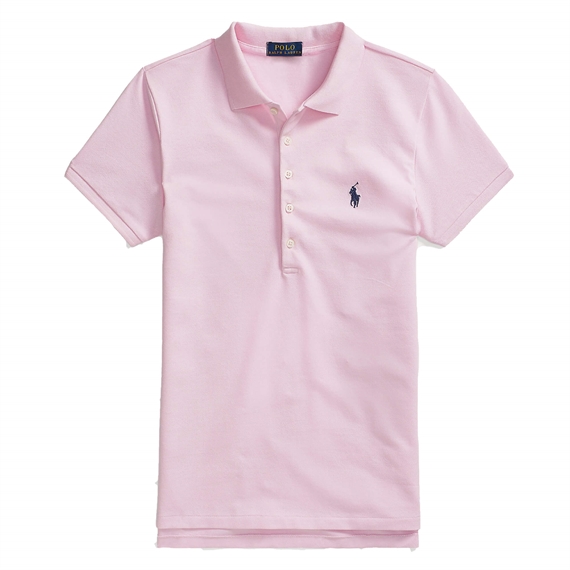 Polo Ralph Lauren Slim Fit Stretch Polo Shirt, Sunkissed Pink 