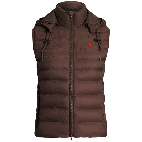 Polo Ralph Lauren Water Repellent Vest, Nutmeg Brown