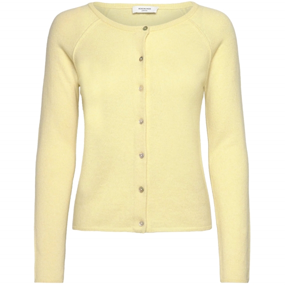 Rosemunde RWLaica Raglan Cardigan, Pastel Yellow