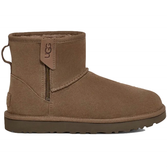 UGG Classic Mini Bailey Zip Støvler, Hickory