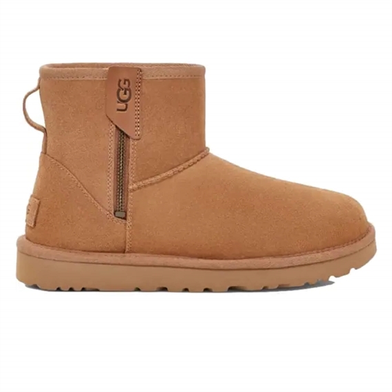 UGG Classic Mini Bailey Zip Støvler, Chestnut