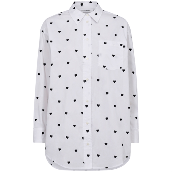 Co\'couture HeartCC Oversized Shirt, Hvid